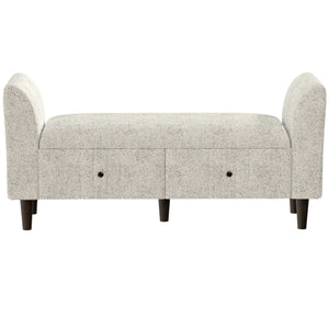 Emily Storage Ottoman Sesame