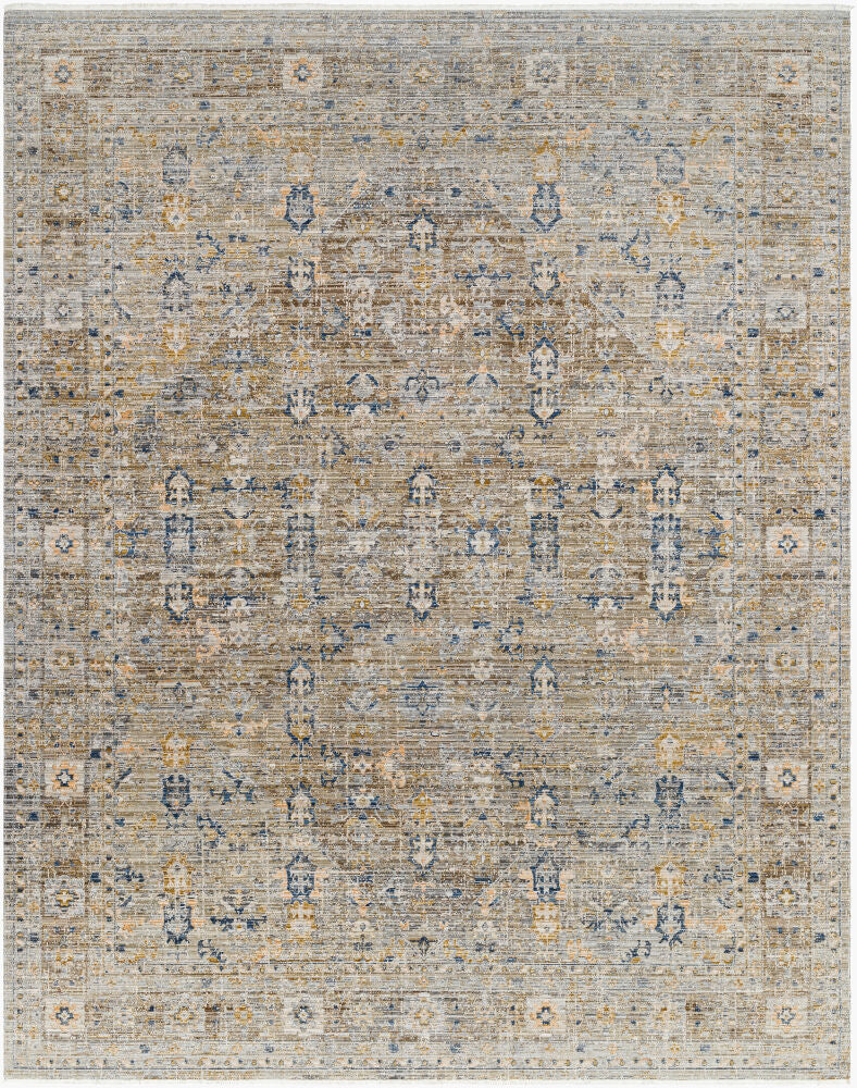 Ren BOMG-2305 Charcoal / Dark Brown Rug
