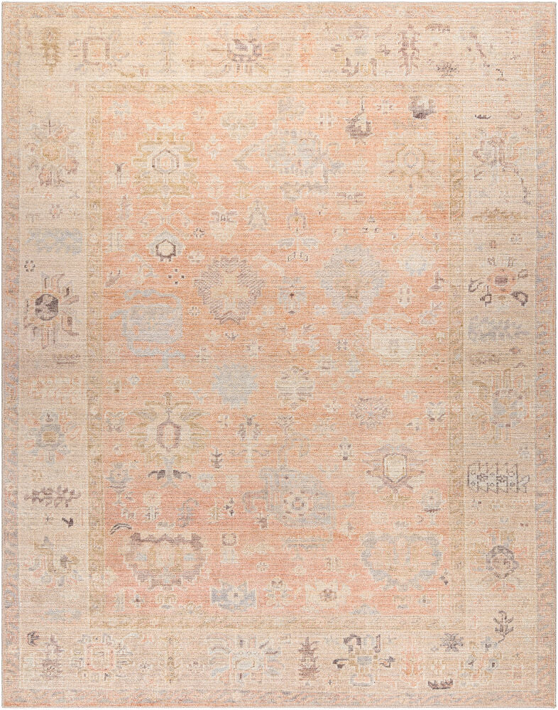 Marlene BOMN-2307 Charcoal / Dusty Pink Rug