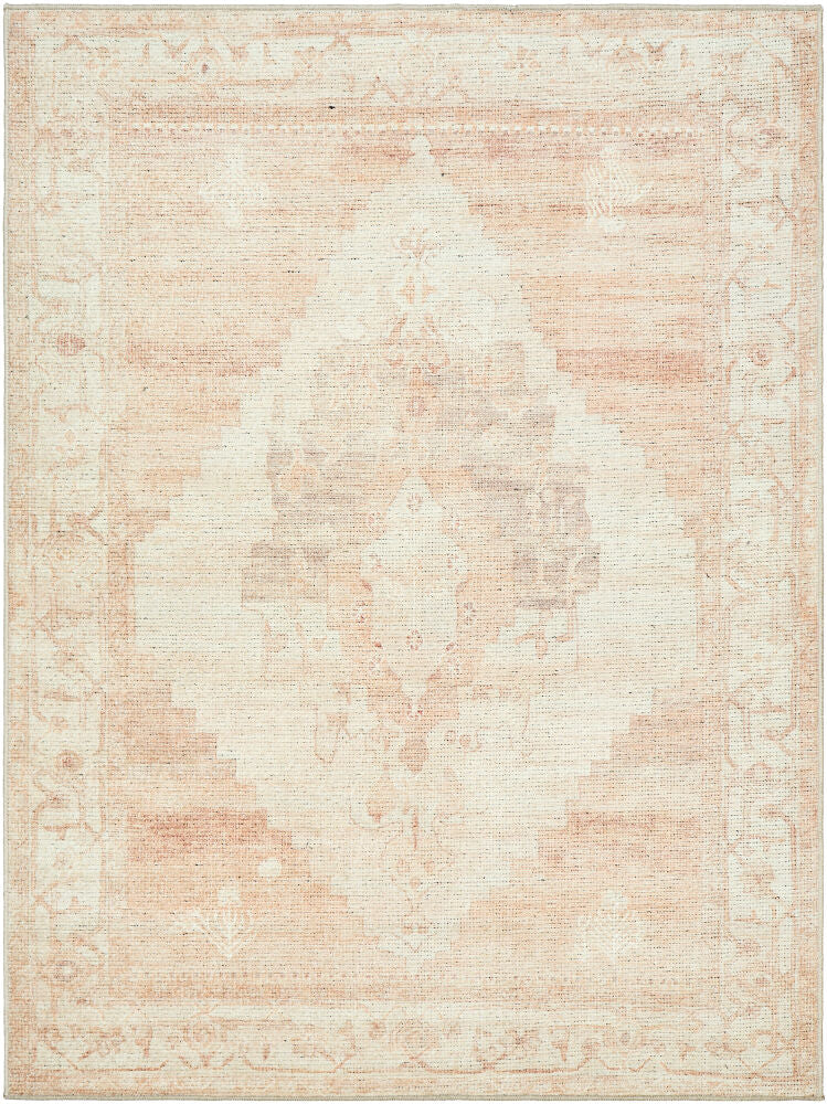 Luca BONC-2301 Brown / Dusty Pink Rug
