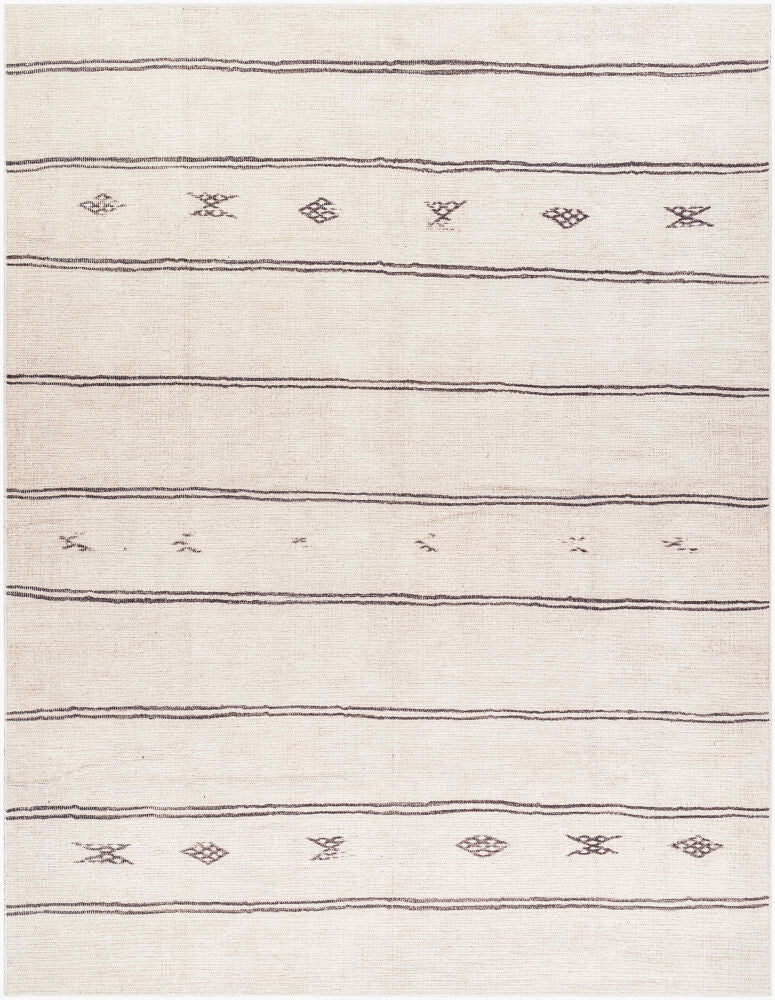 Rivi BORC-2300 Black / Ivory Rug