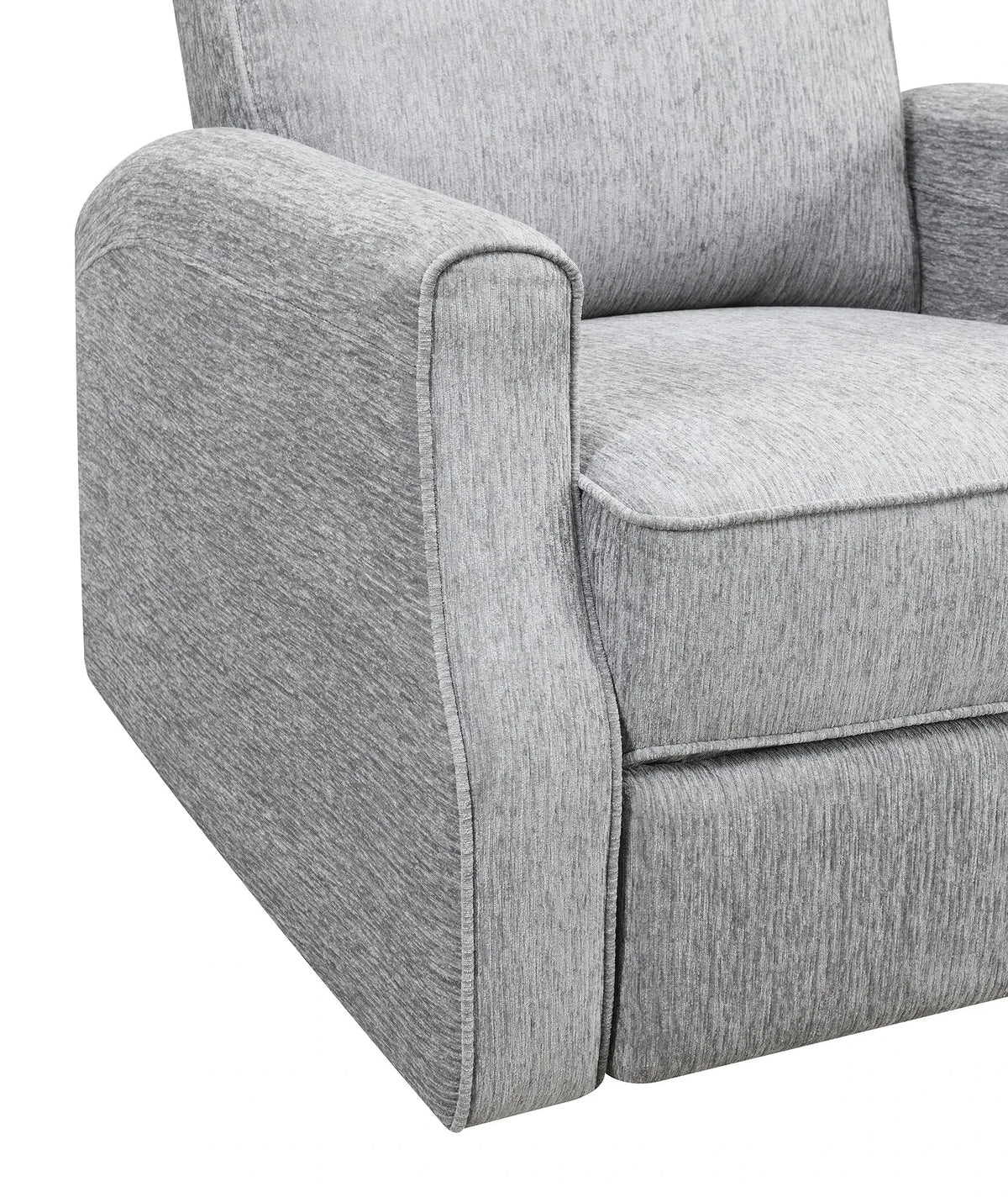 Tabor Swivel Gliding Recliner Gray Graphite