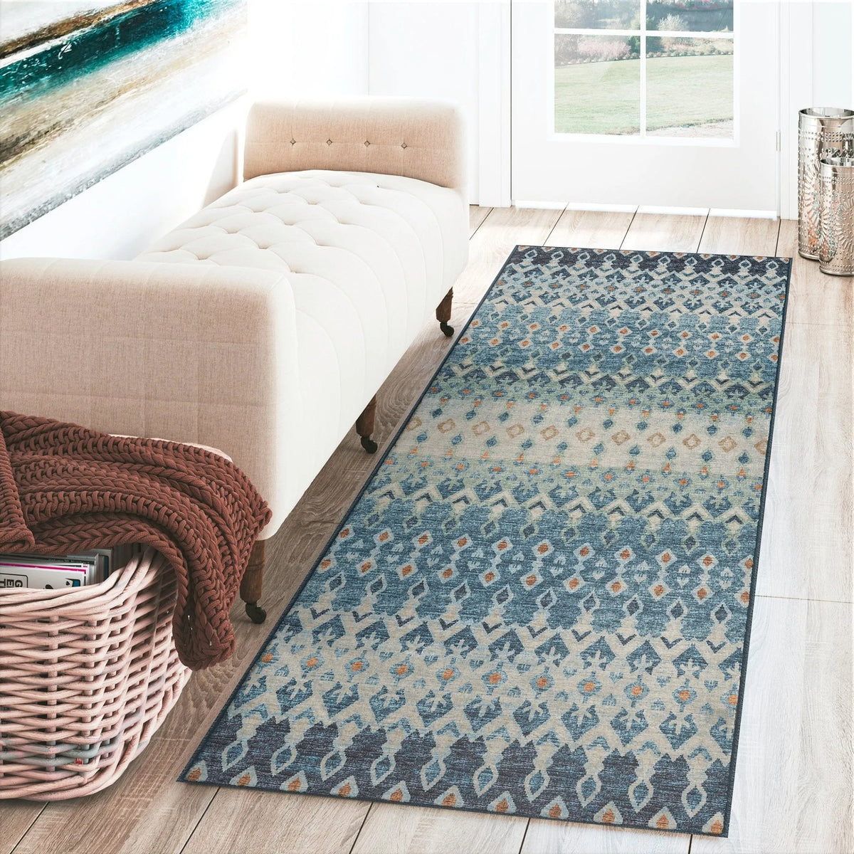 Brisbane BR1 Indigo Rug - Rug & Home