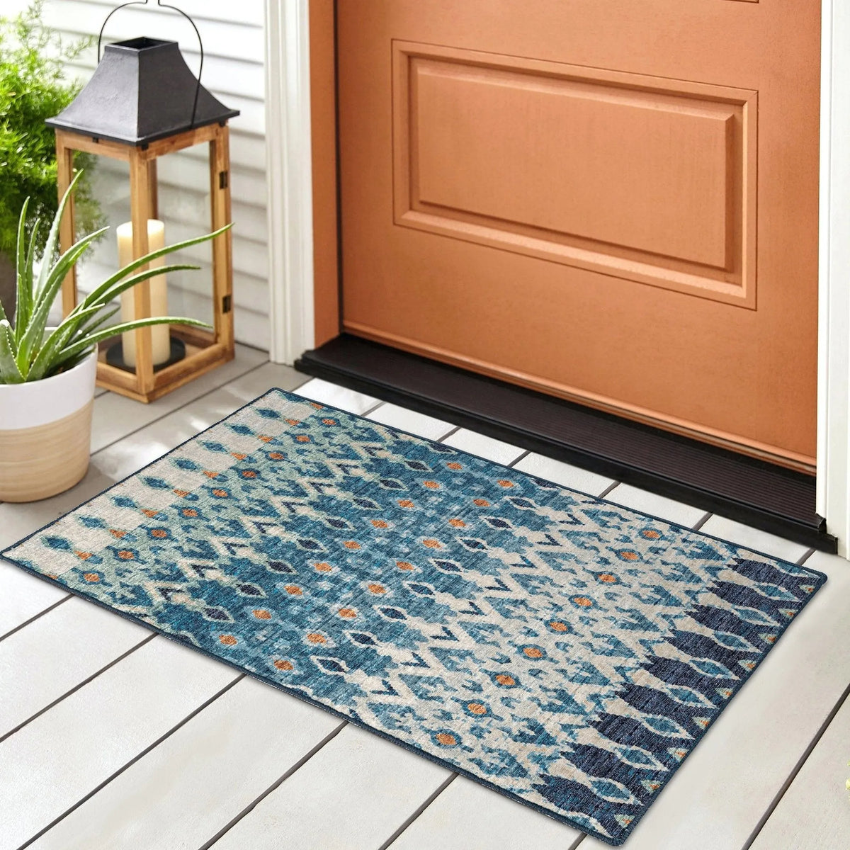 Brisbane BR1 Indigo Rug - Rug & Home