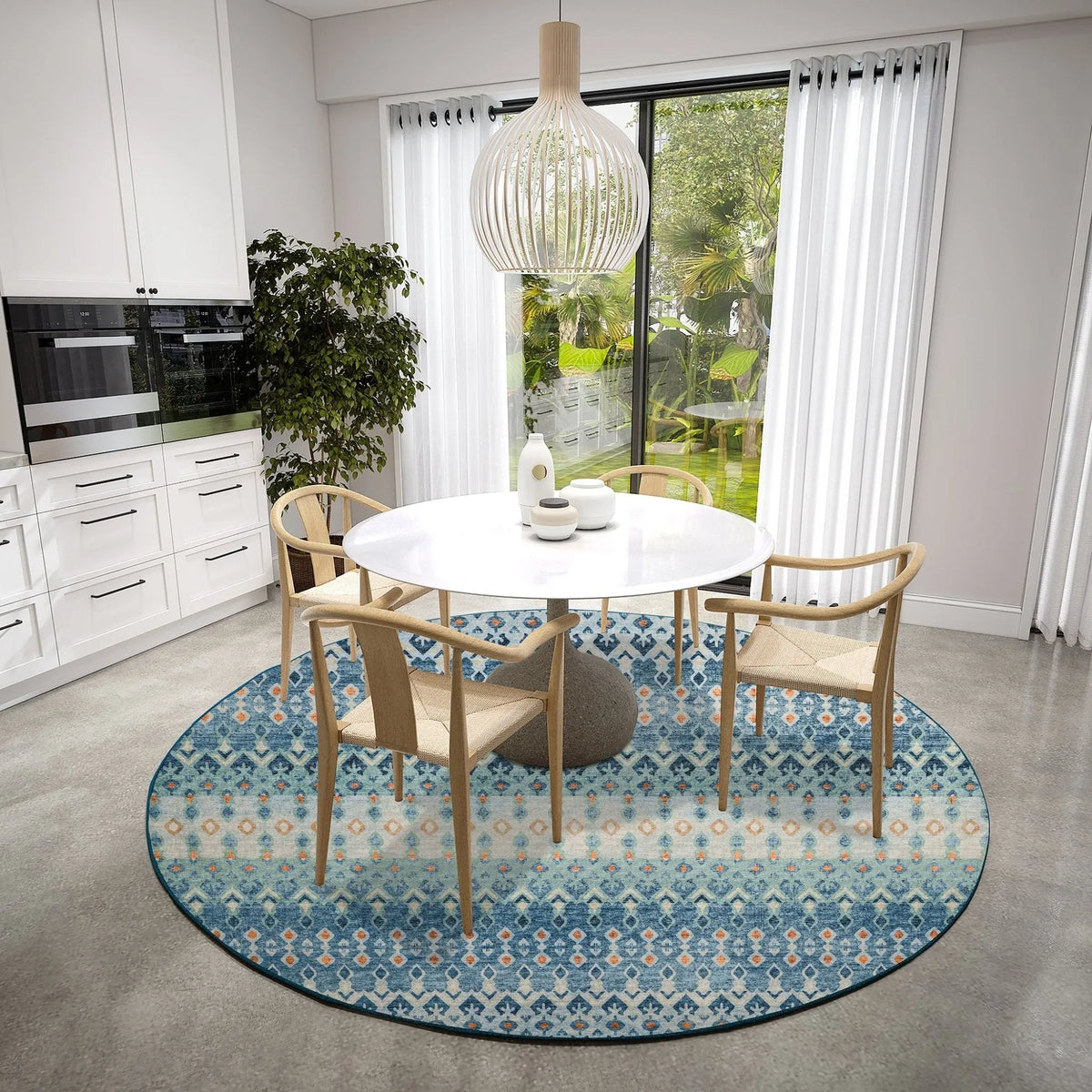 Brisbane BR1 Indigo Rug - Rug & Home