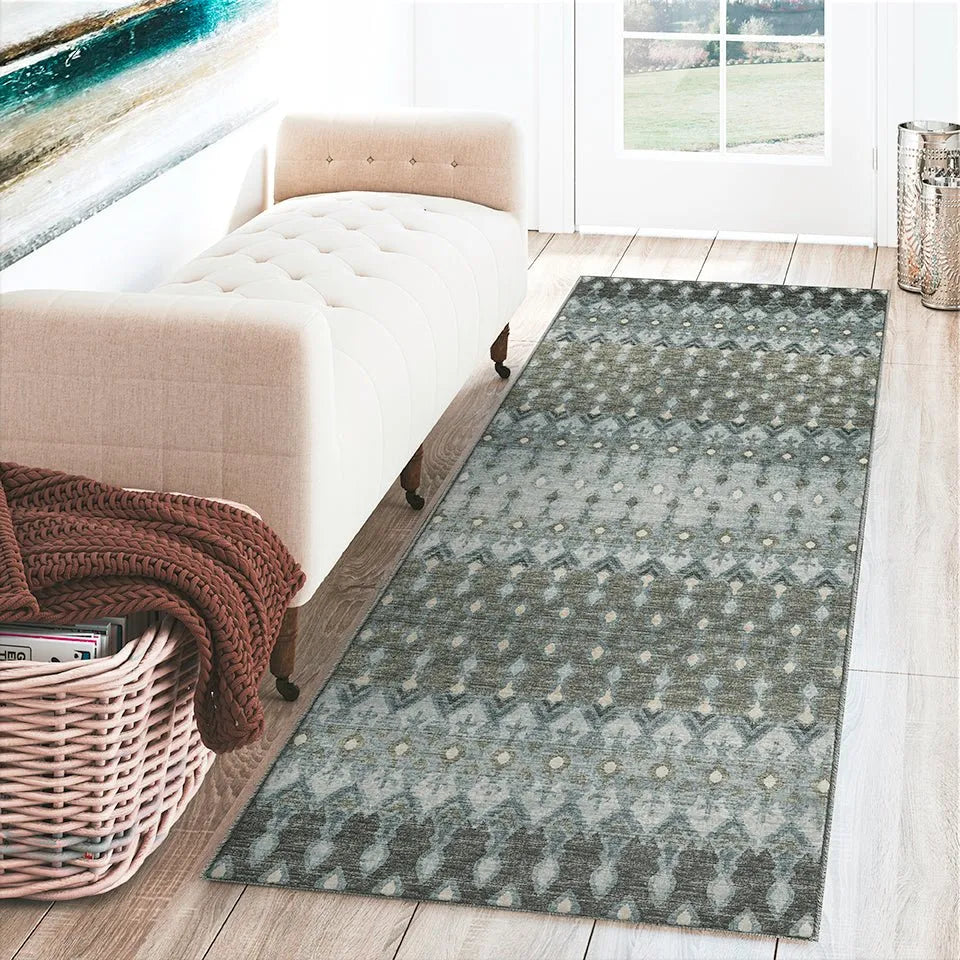 Brisbane BR1 Mineral Blue Rug - Rug & Home