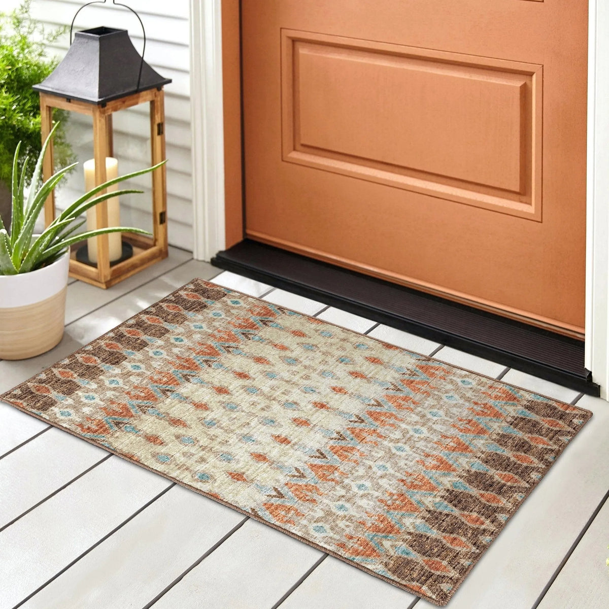 Brisbane BR1 Mocha Rug - Rug & Home