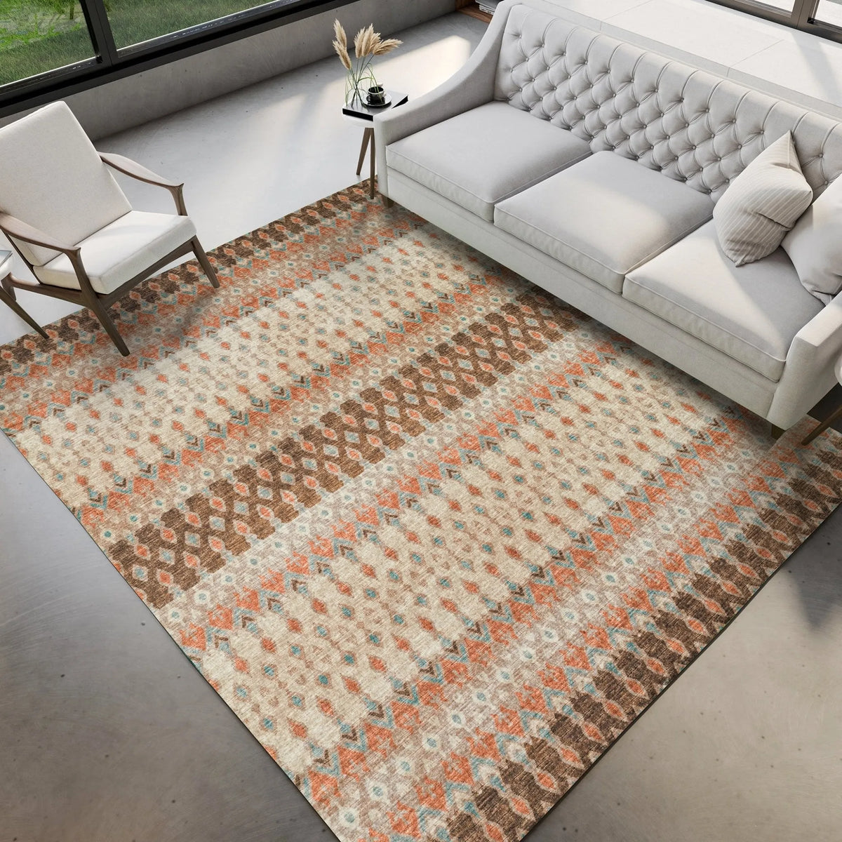 Brisbane BR1 Mocha Rug - Rug & Home