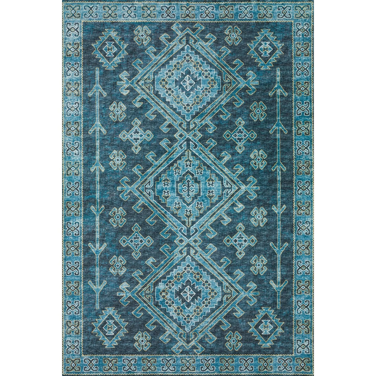 Brisbane BR2 Navy Rug - Rug & Home