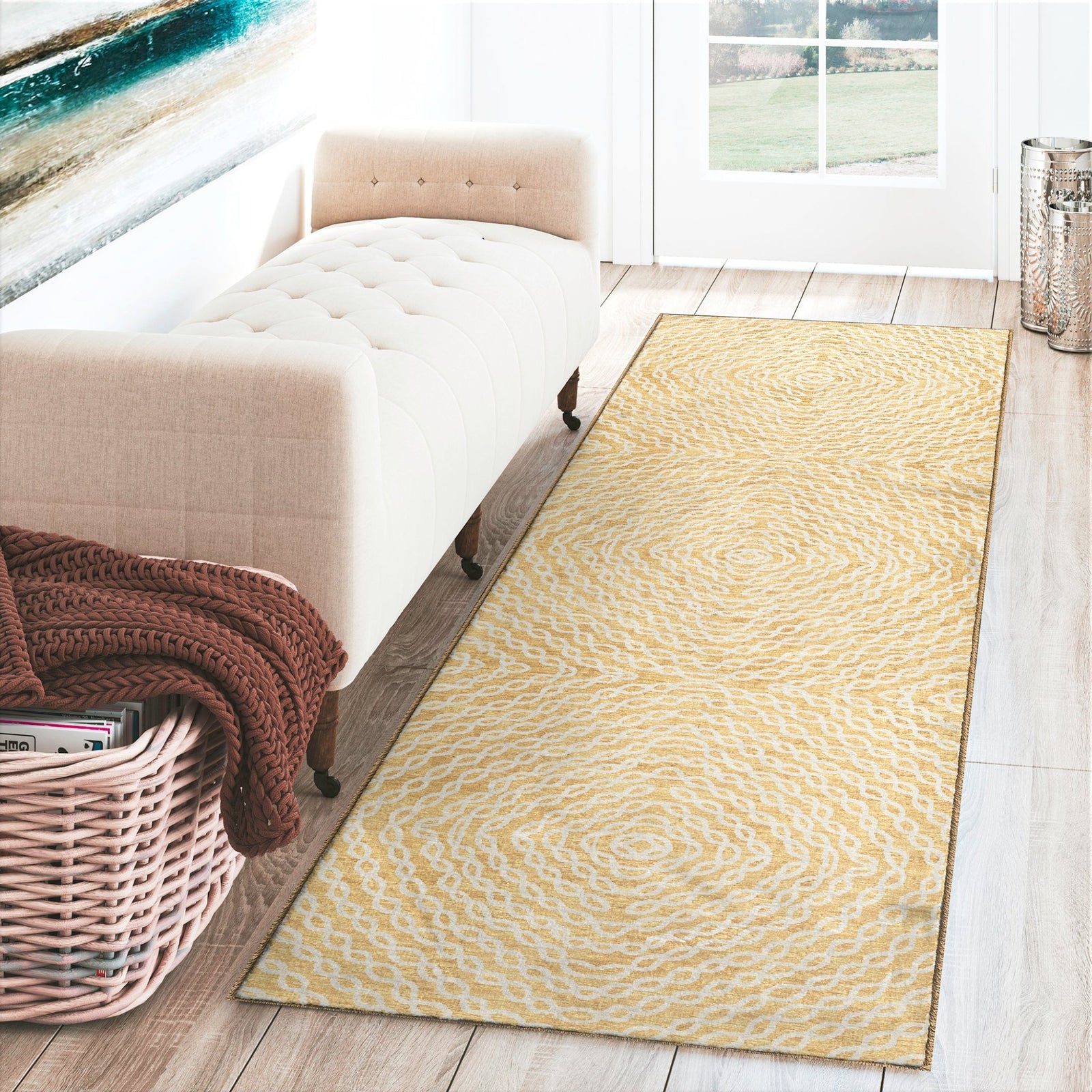 Brisbane BR3 Gold Rug