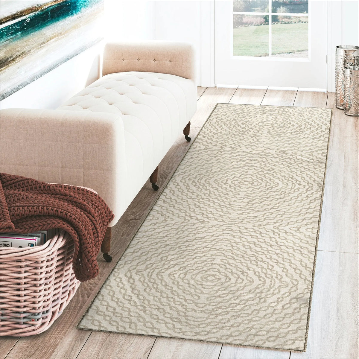 Brisbane BR3 Ivory Rug - Rug & Home