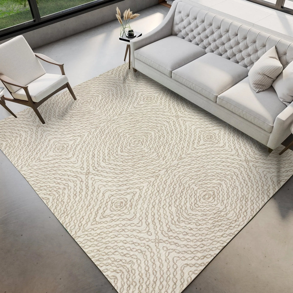 Brisbane BR3 Ivory Rug - Rug & Home