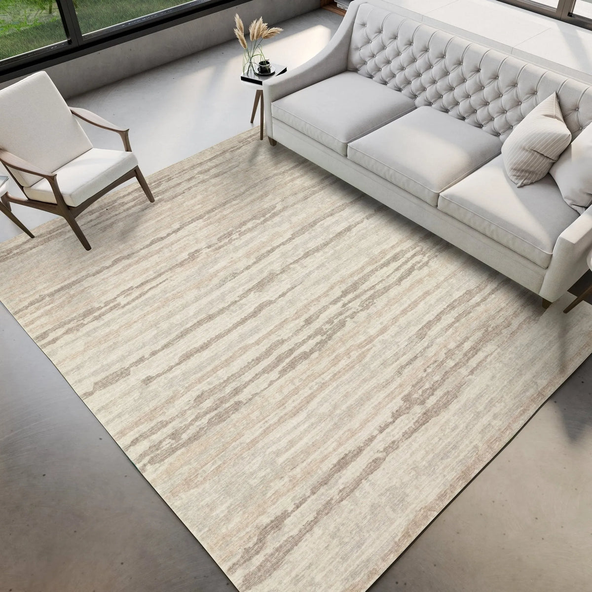 Brisbane BR4 Linen Rug - Rug & Home