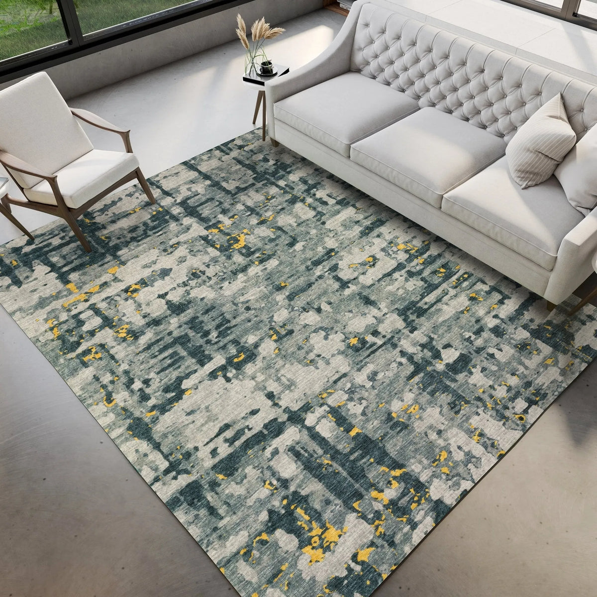 Brisbane BR5 Gold Rug - Rug & Home