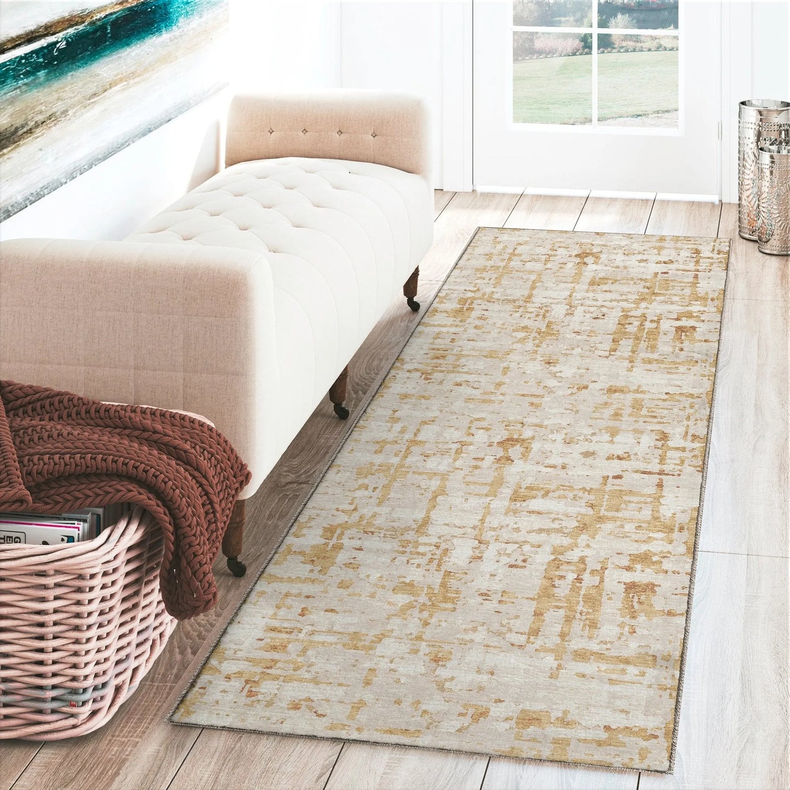 Brisbane BR5 Khaki Rug