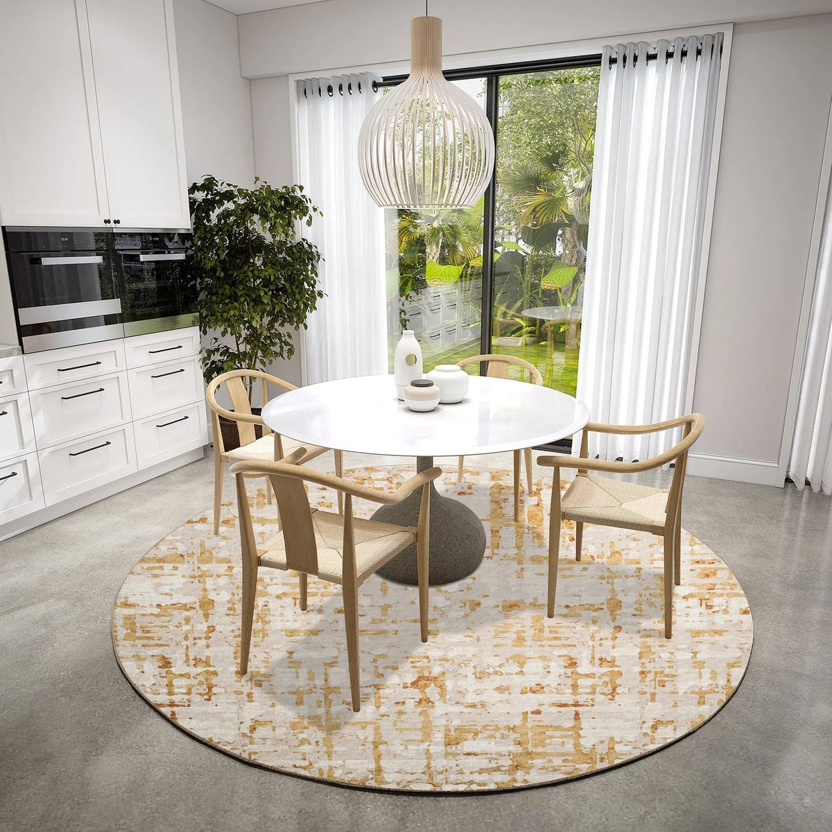 Brisbane BR5 Khaki Rug - Rug & Home