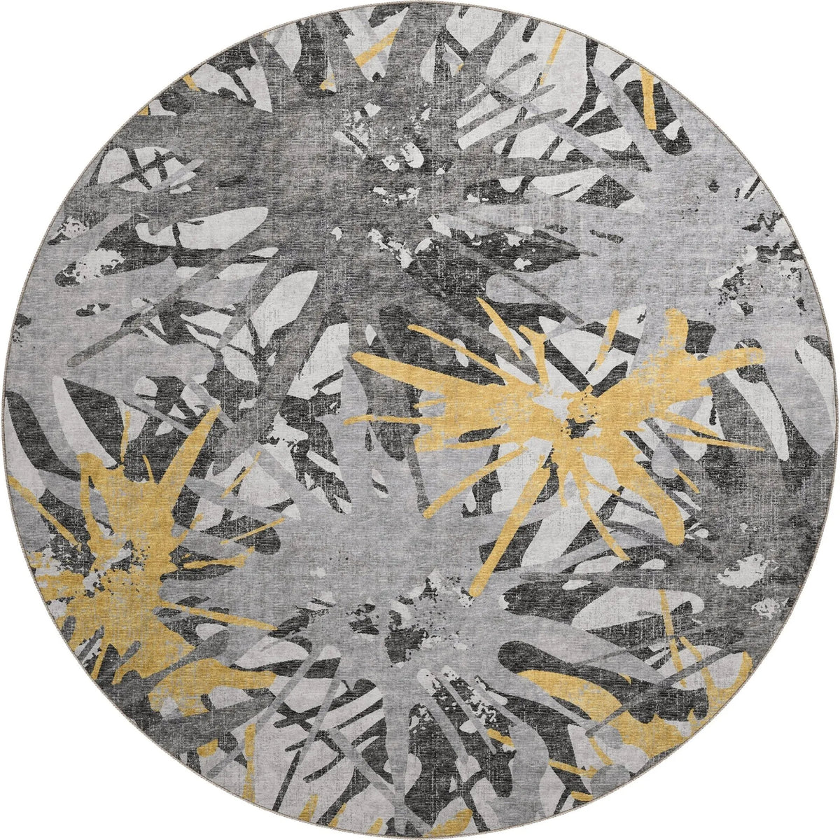 Brisbane BR6 Gold Rug - Rug & Home