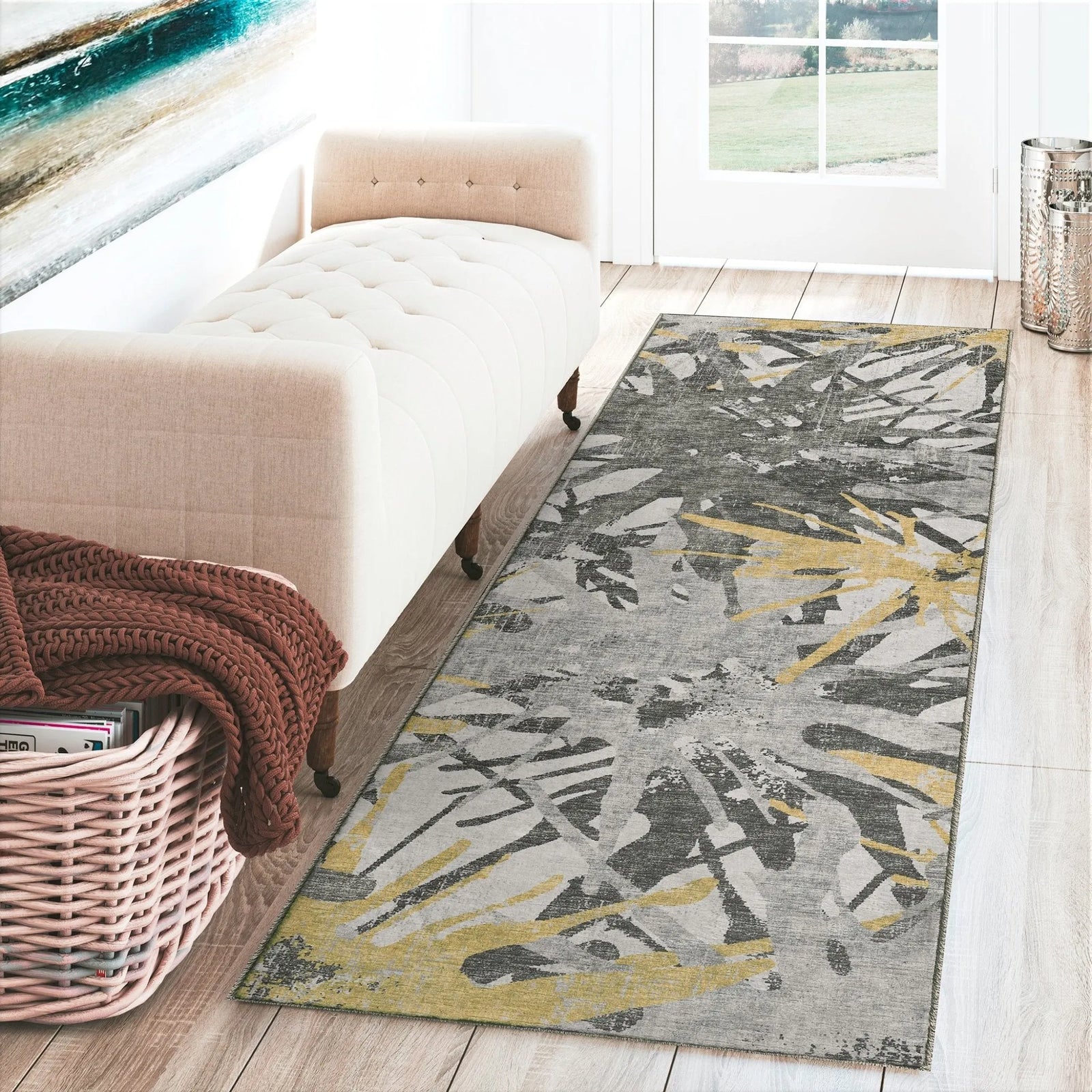 Brisbane BR6 Gold Rug