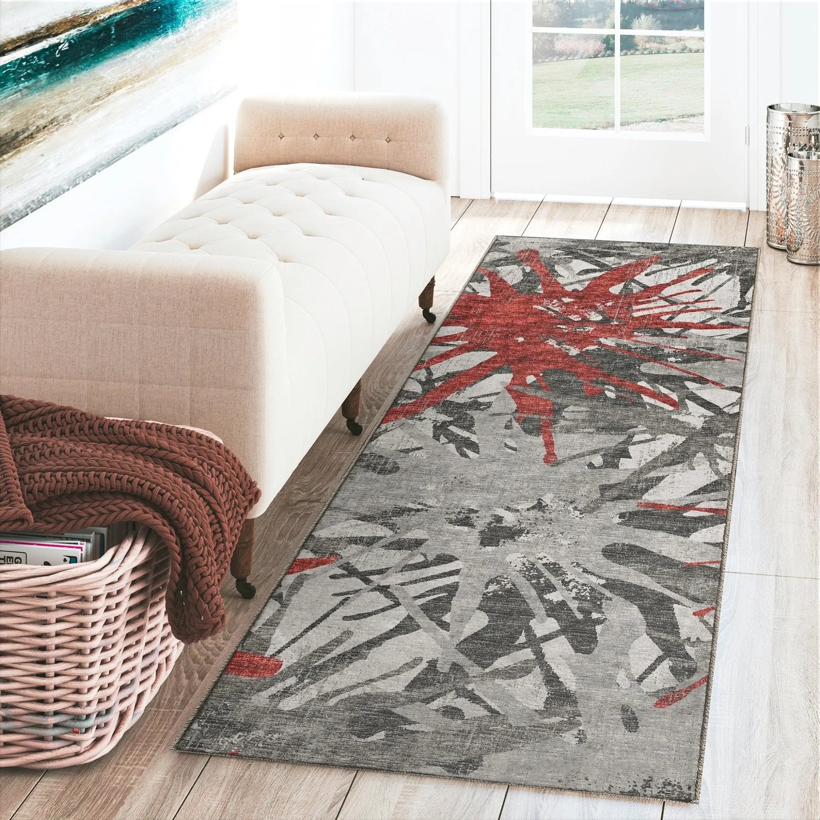 Brisbane BR6 Scarlet Rug