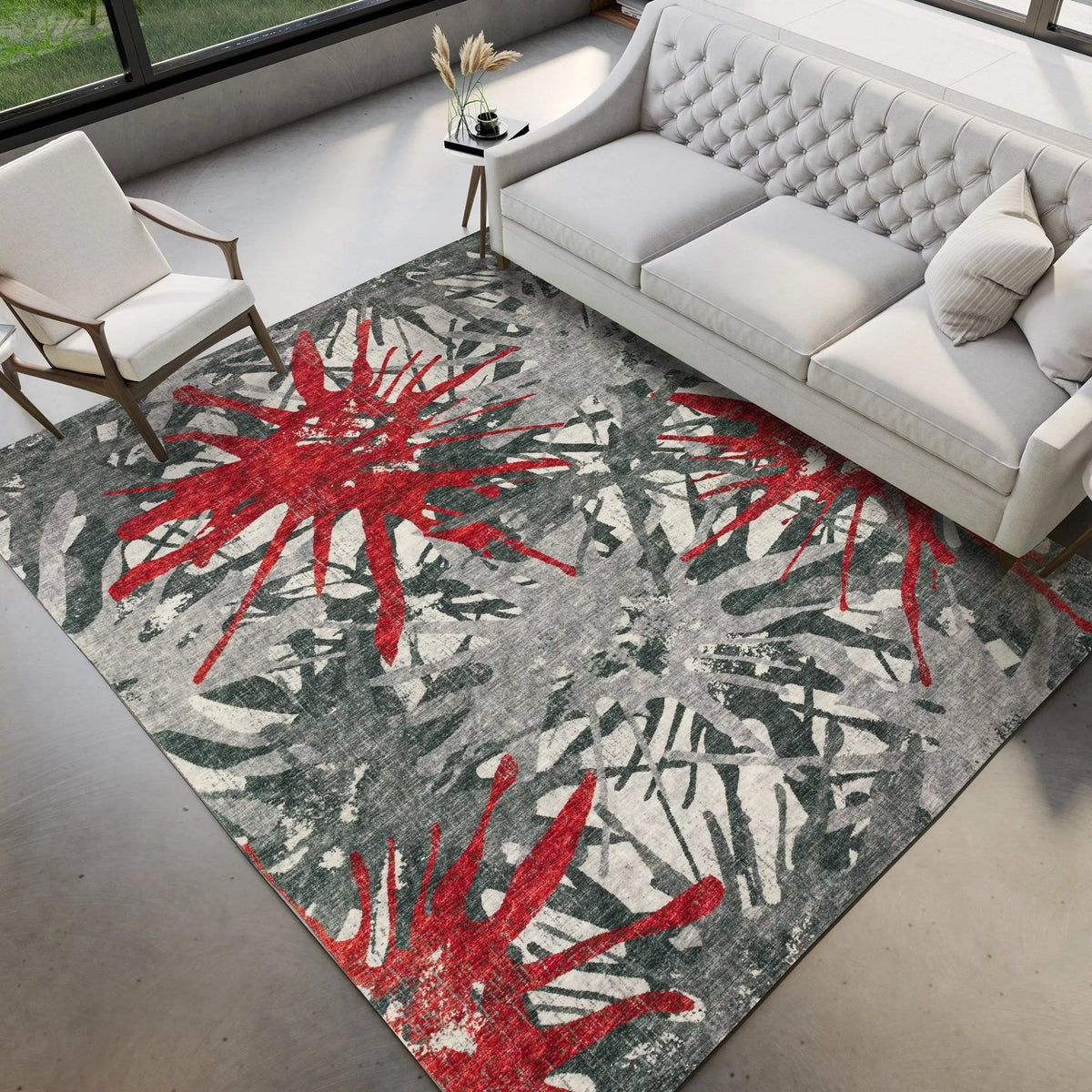 Brisbane BR6 Scarlet Rug - Rug & Home