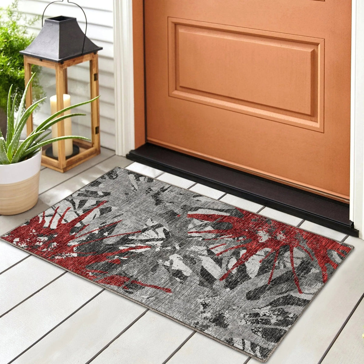 Brisbane BR6 Scarlet Rug - Rug & Home