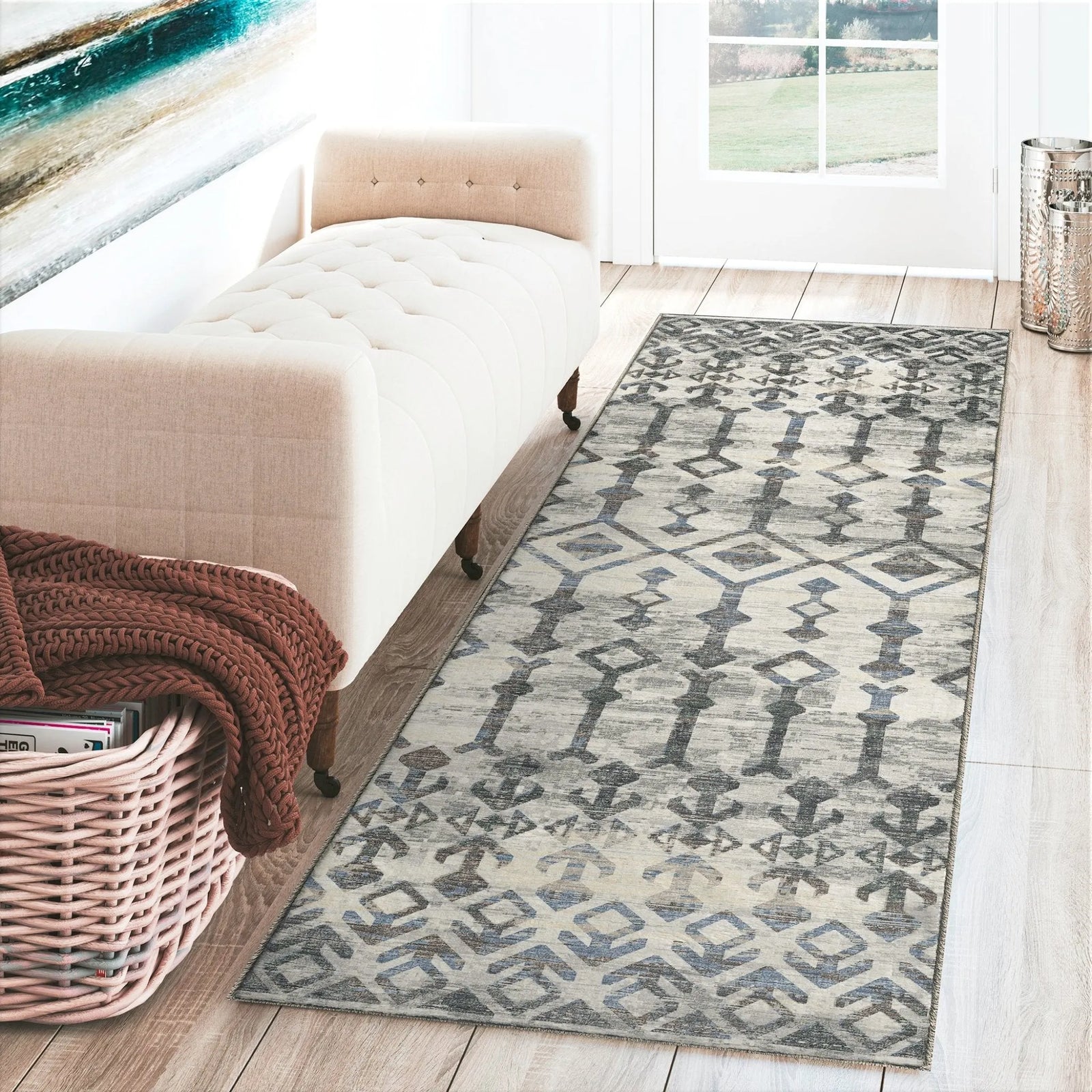 Brisbane BR8 Silver Rug