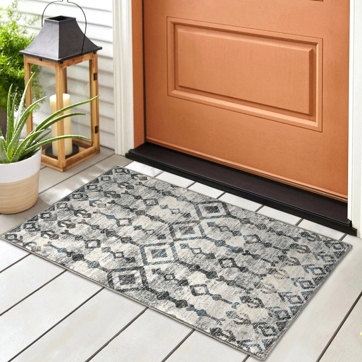 Brisbane BR8 Silver Rug - Rug & Home