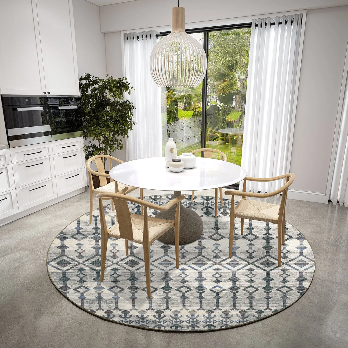 Brisbane BR8 Silver Rug - Rug & Home