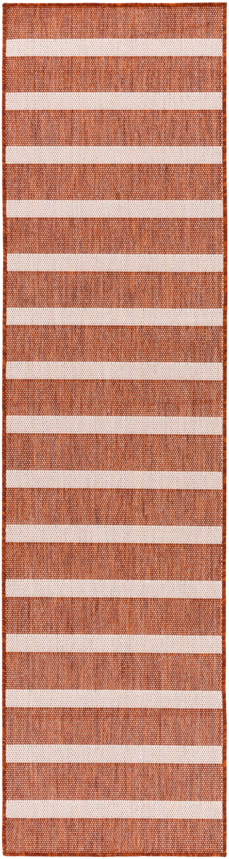Positano POS03 Terracotta Ivory Rug