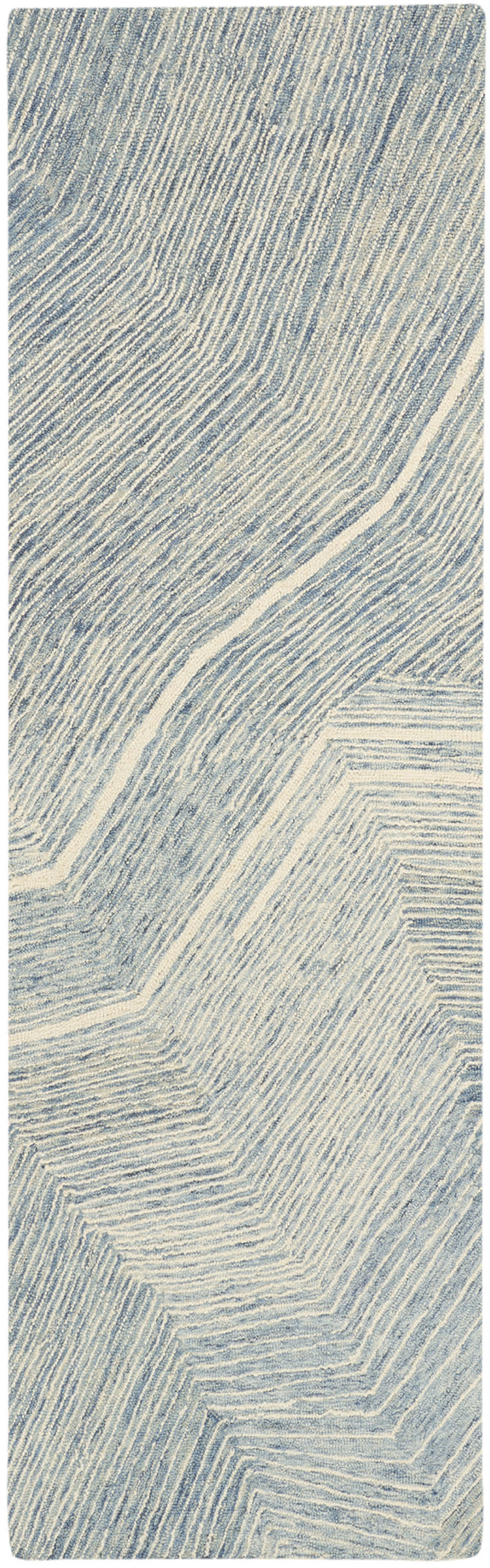 Pure Angles ANG01 Ivory Blue Rug