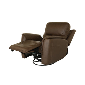 Power Swivel Gliding Recliner with Power Headrest, Lumbar, Heat & Massage