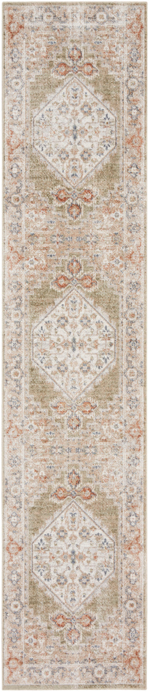 Astra Machine Washable ASW11 Sage Multi Rug