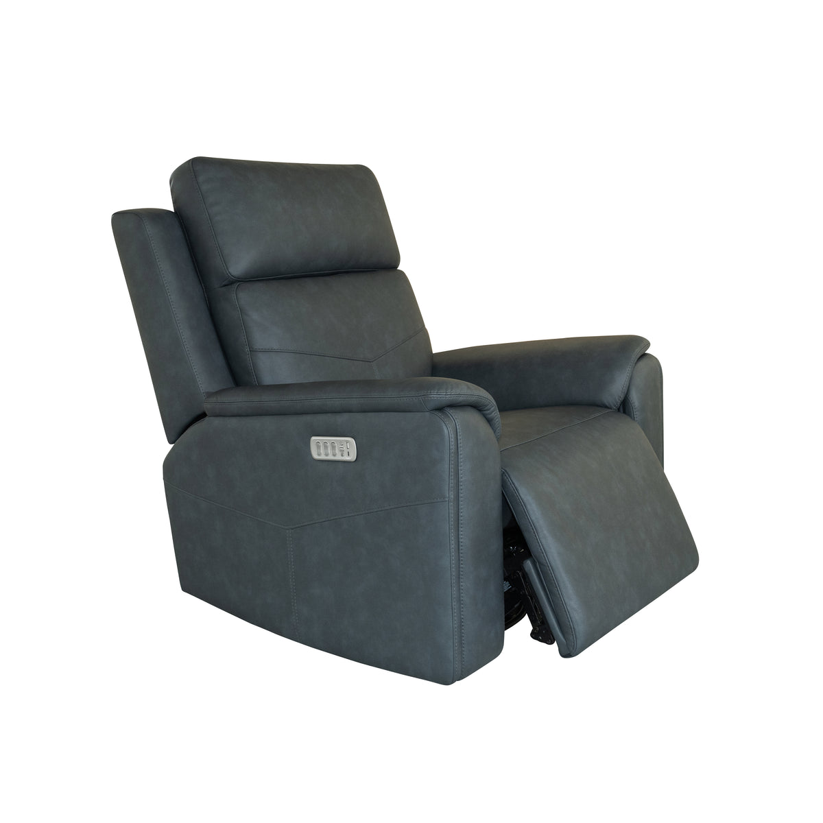 Power Swivel Gliding Recliner with Power Headrest, Lumbar, Heat & Massage