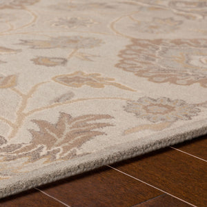Caesar CAE-1192 Ivory / Light Brown Rug
