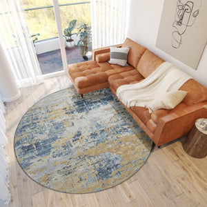 Camberly CM4 Navy Rug - Rug & Home