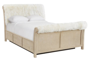 Catalina Sheepskin Storage Bed