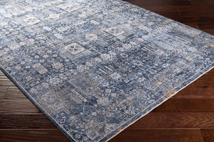 Cardiff CDF-2309 Blue / Camel Rug