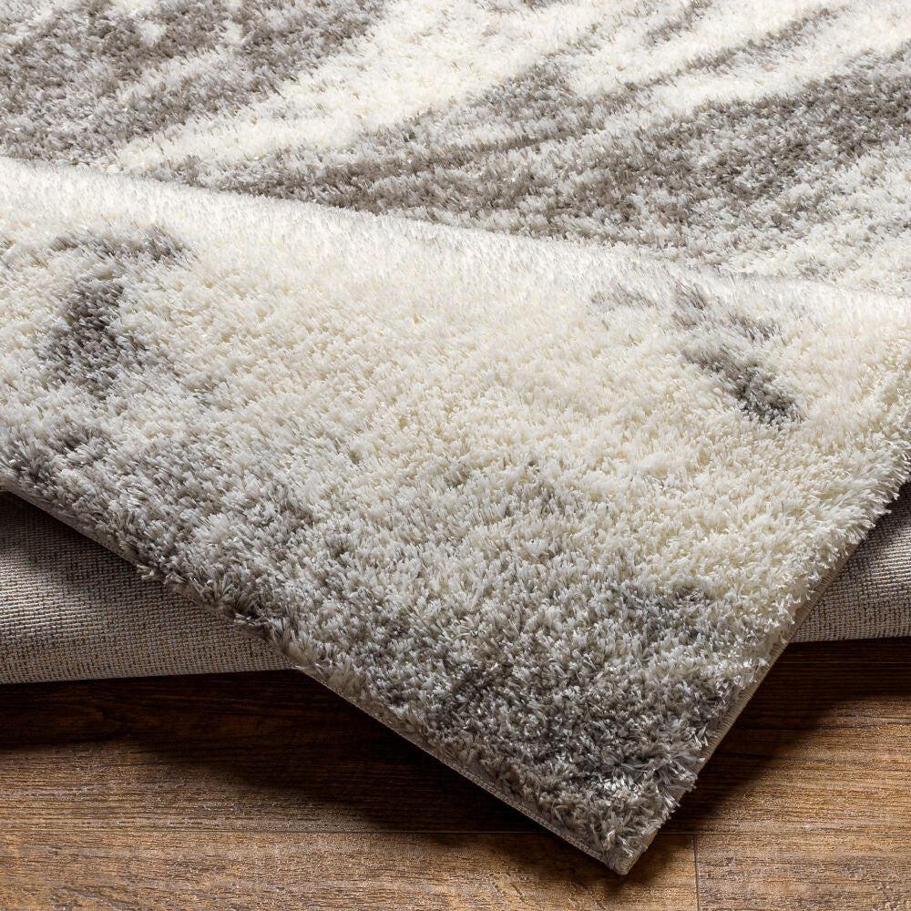 Cloudy Shag CDG-2308 Gray / Off-White Rug