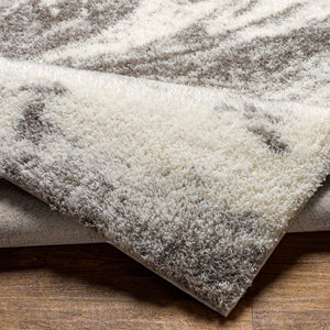 Cloudy Shag CDG-2308 Gray / Off-White Rug