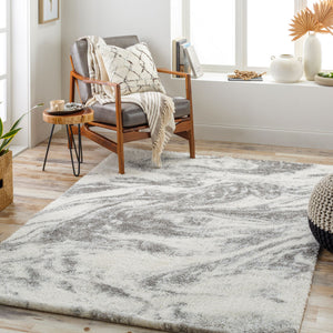 Cloudy Shag CDG-2308 Gray / Off-White Rug