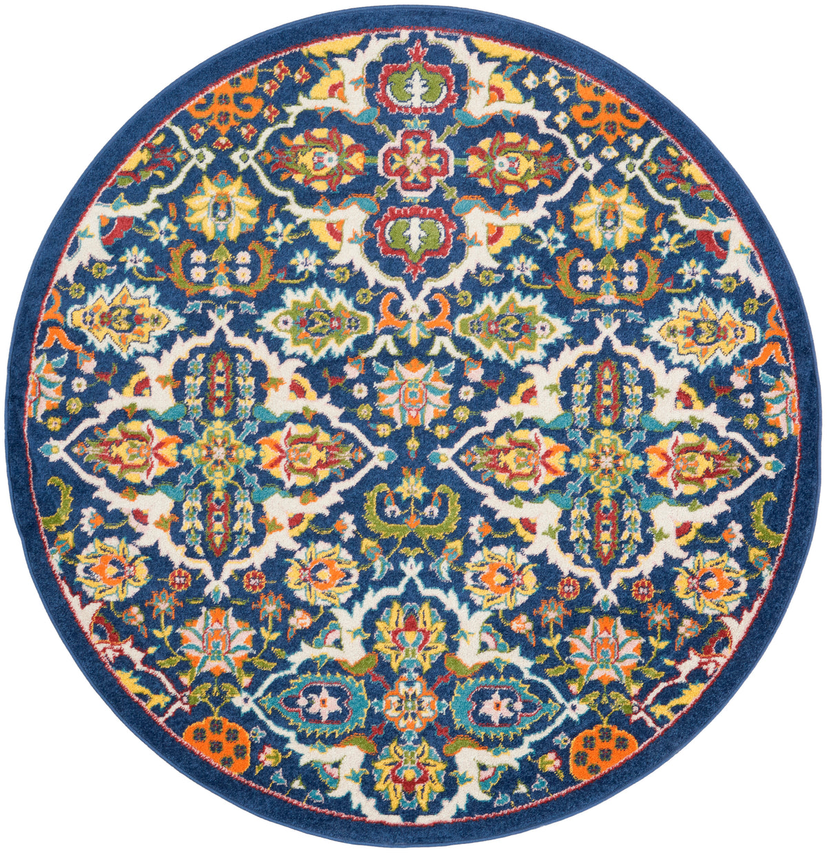 Allur ALR03 Navy Multicolor Rug