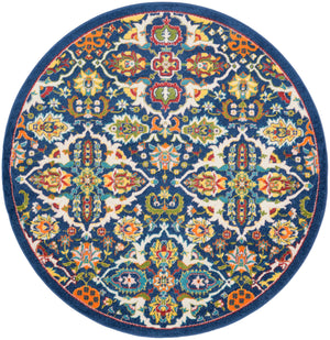 Allur ALR03 Navy Multicolor Rug