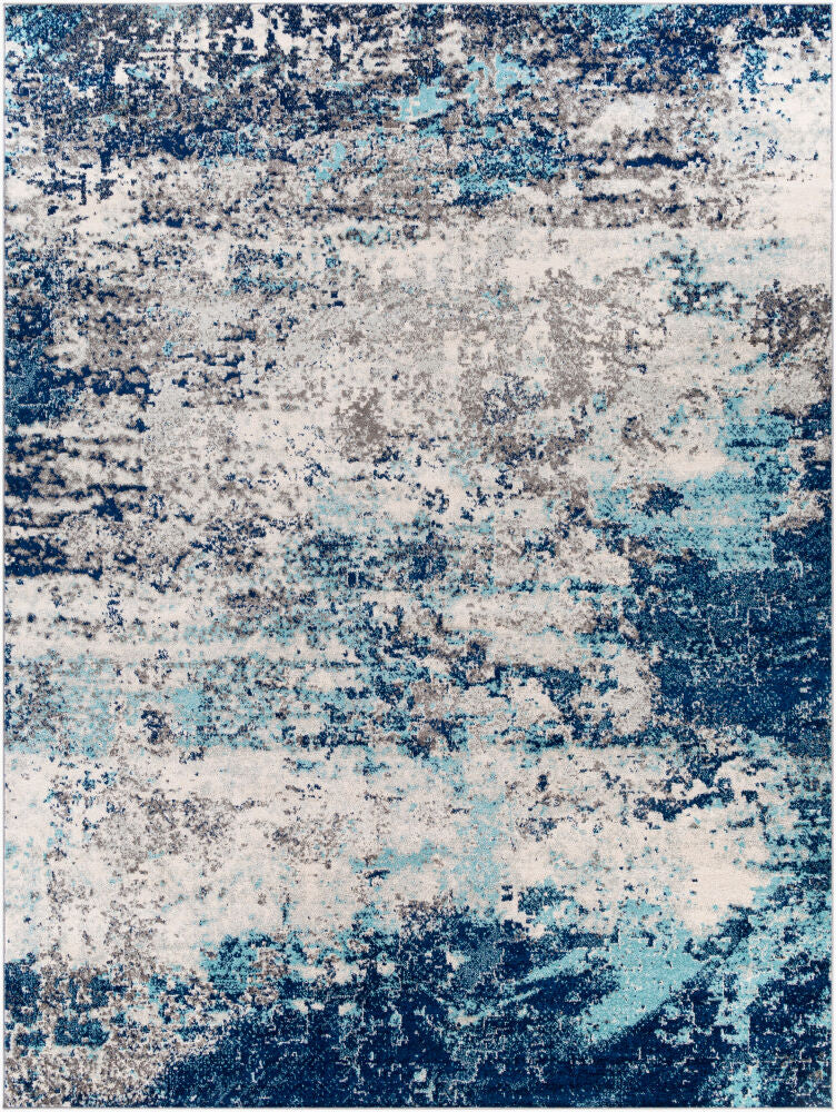 Chester CHE-2342 Aqua / Charcoal Rug