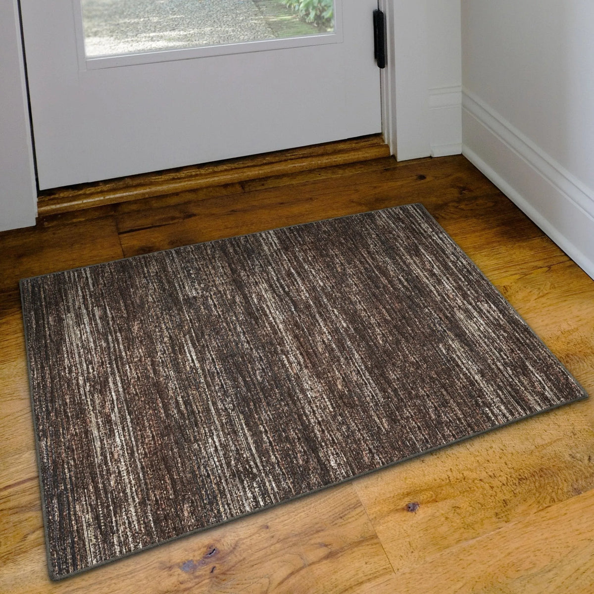 Ciara CR1 Chocolate Rug - Rug & Home