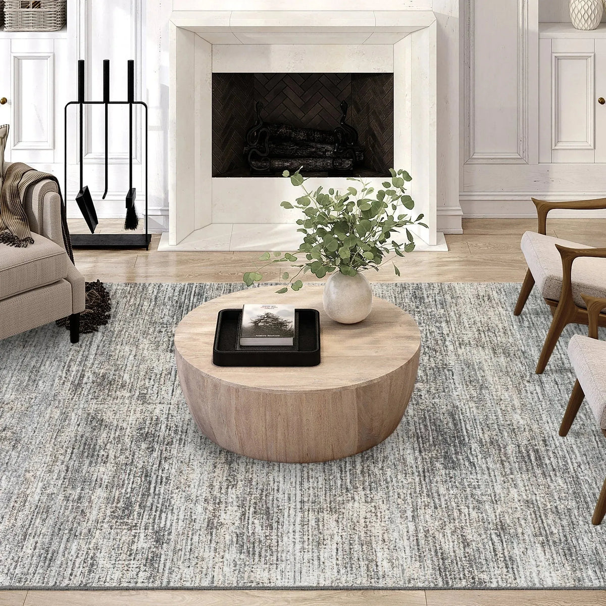 Ciara CR1 Graphite Rug