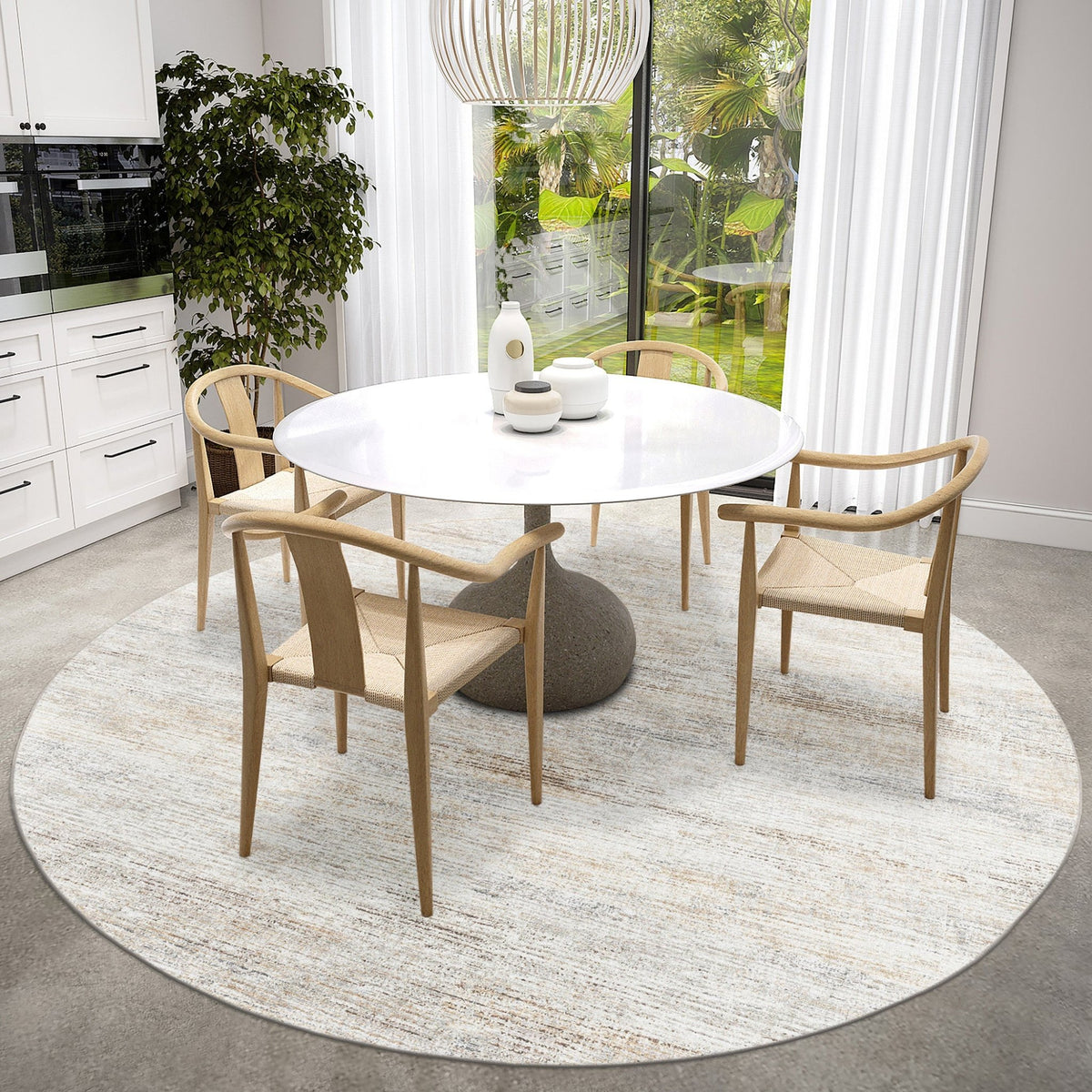 Ciara CR1 Linen Rug - Rug & Home