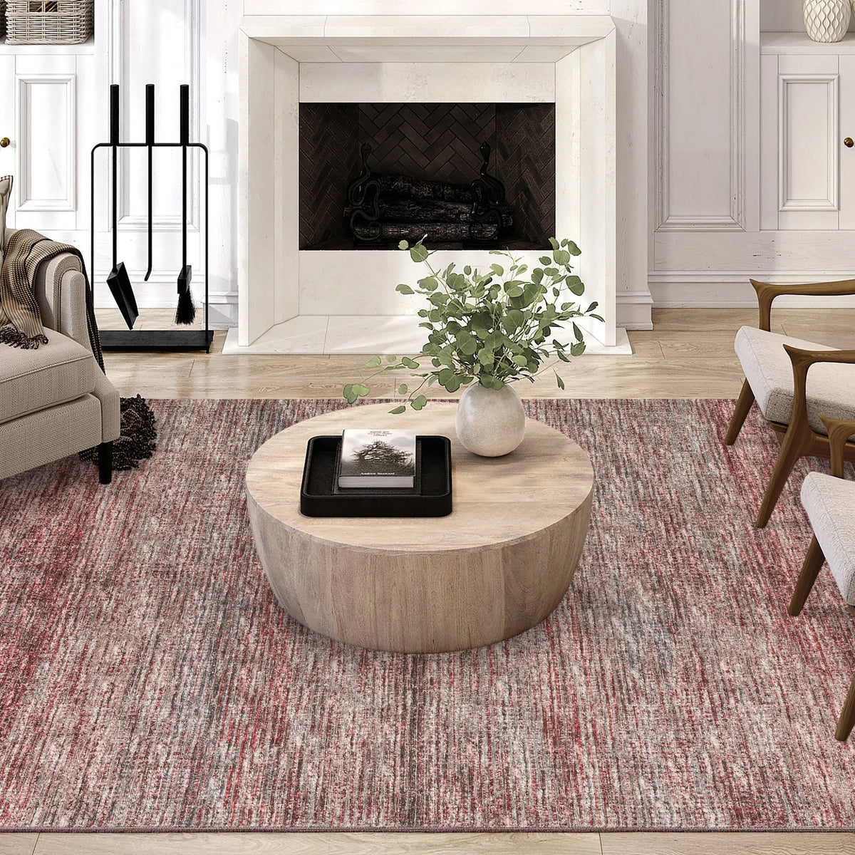 Ciara CR1 Merlot Rug - Rug & Home