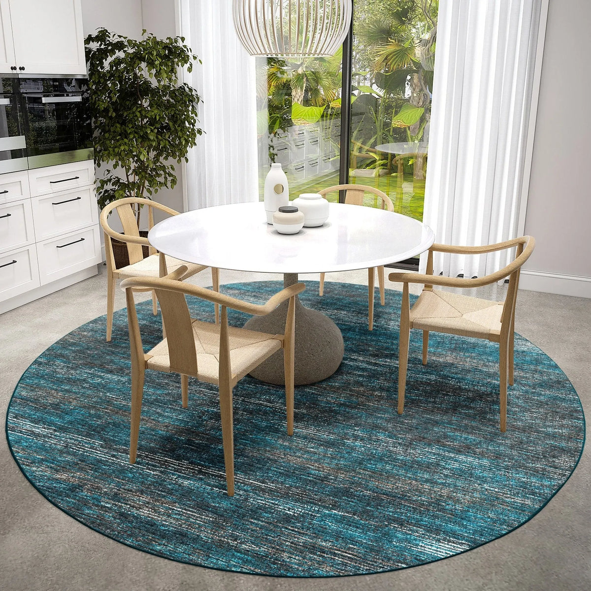 Ciara CR1 Navy Rug - Rug & Home