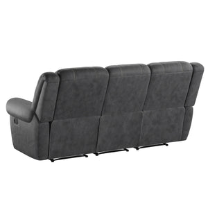 Baldwin Reclining Sofa Slate Gray