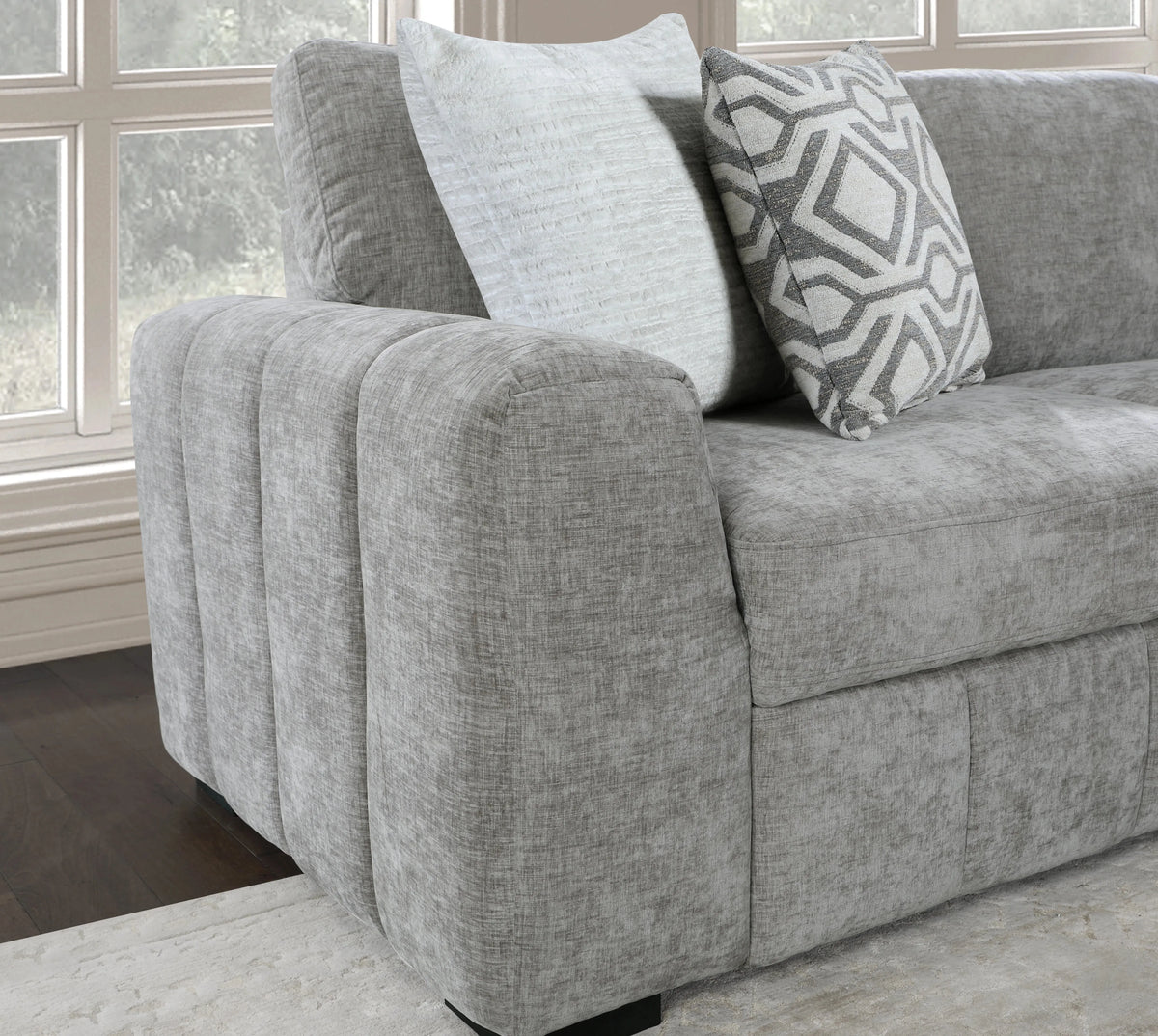 Ritchie Pop-Up Sleeper Sectional Pewter